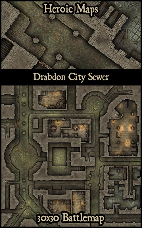 Heroic Maps – Drabdon City Sewer