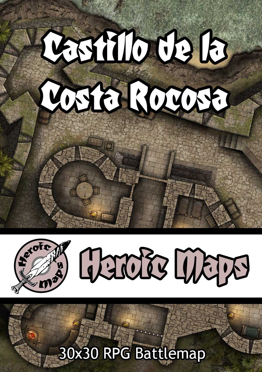 Heroic Maps – Castillo de la Costa Rocosa