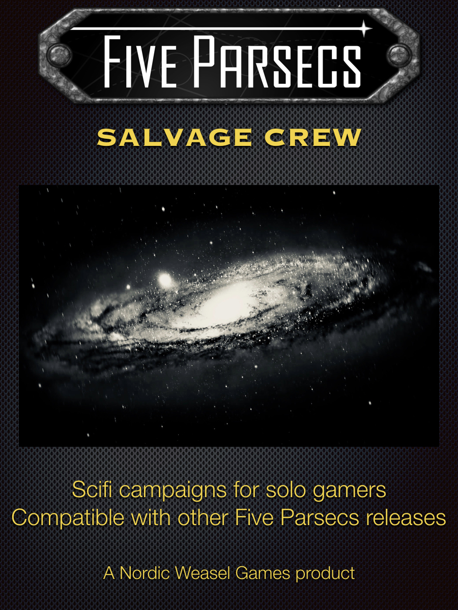 Five Parsecs Salvage Crew is available