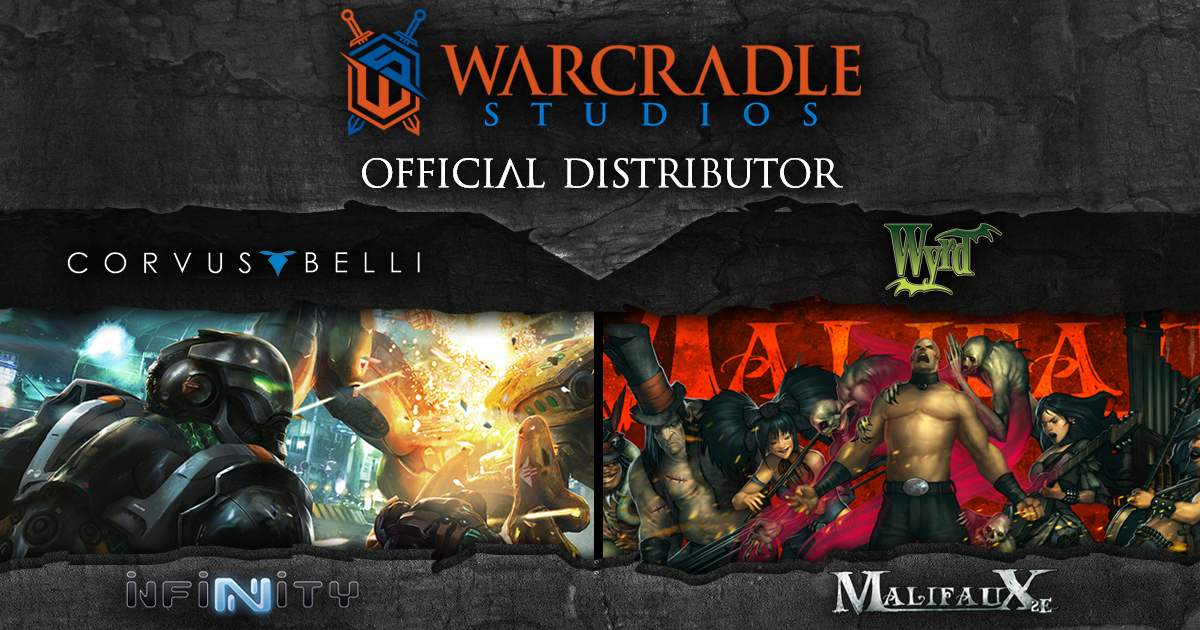 Warcradle Studios Distribution Announcement: WYRD MINIATURES & CORVUS BELLI
