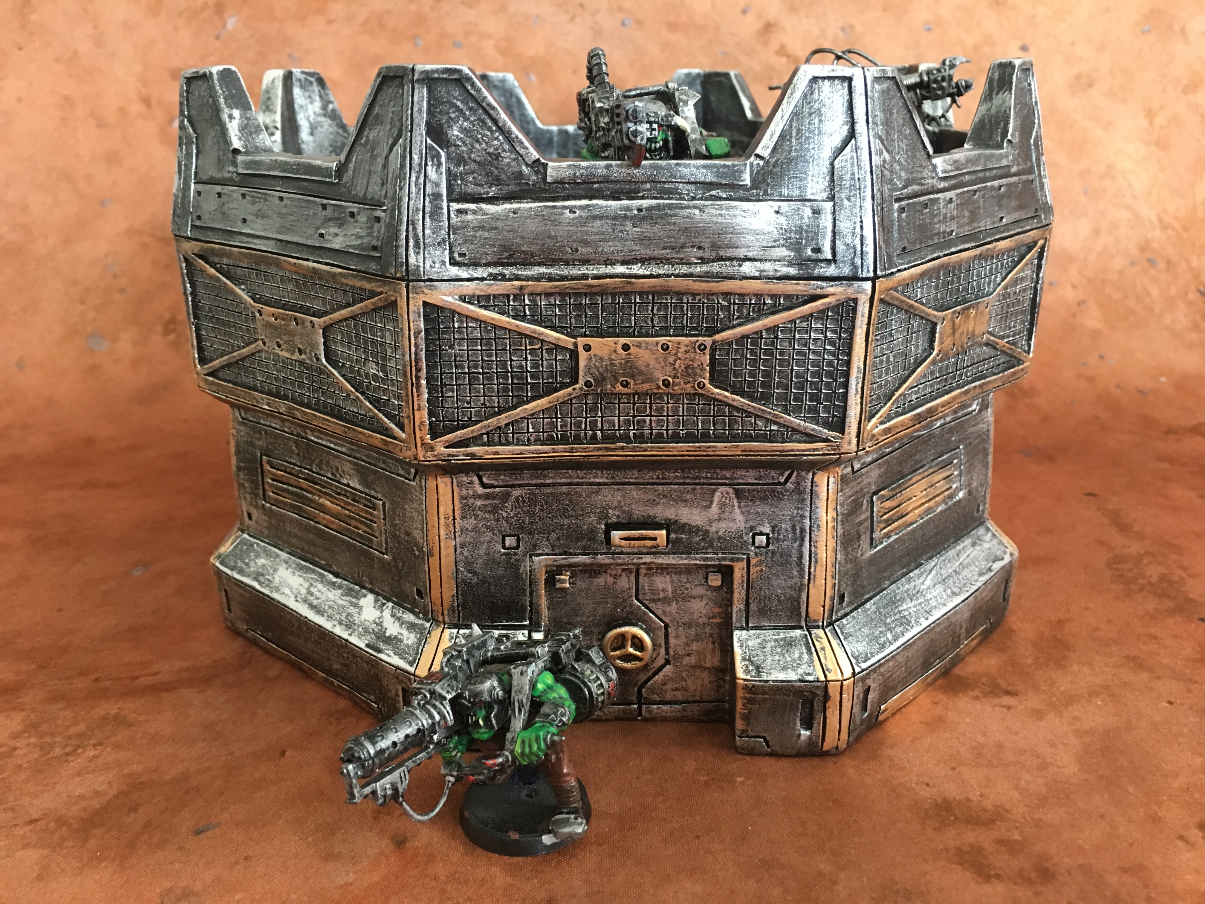 16pcs of SCIFI pre-painted terrain set