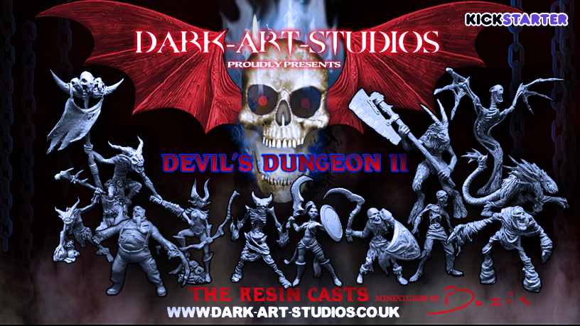 Devil’s Dungeon II – The resin casts