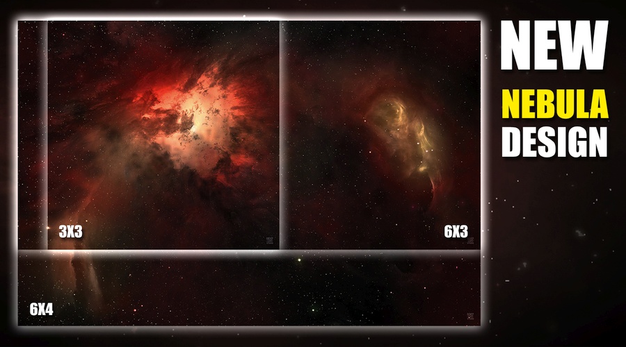 New cosmic game mats from Deep-Cut Studio!