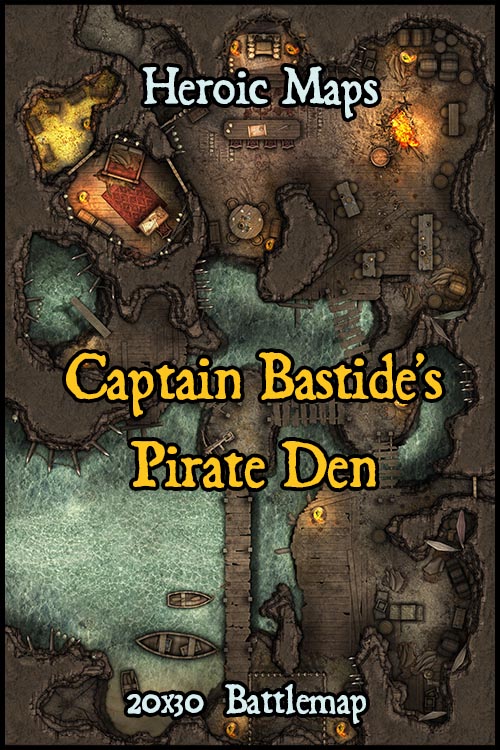 Heroic Maps – $1 Pirate Battlemap