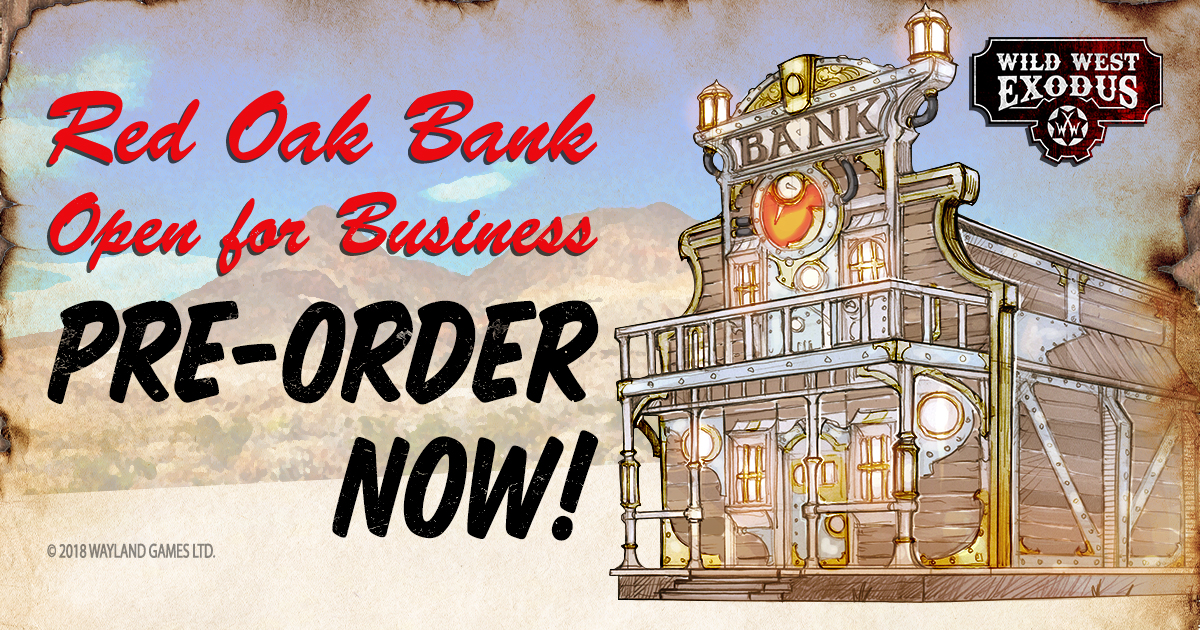 April Pre-Orders: Red Oak Bank!