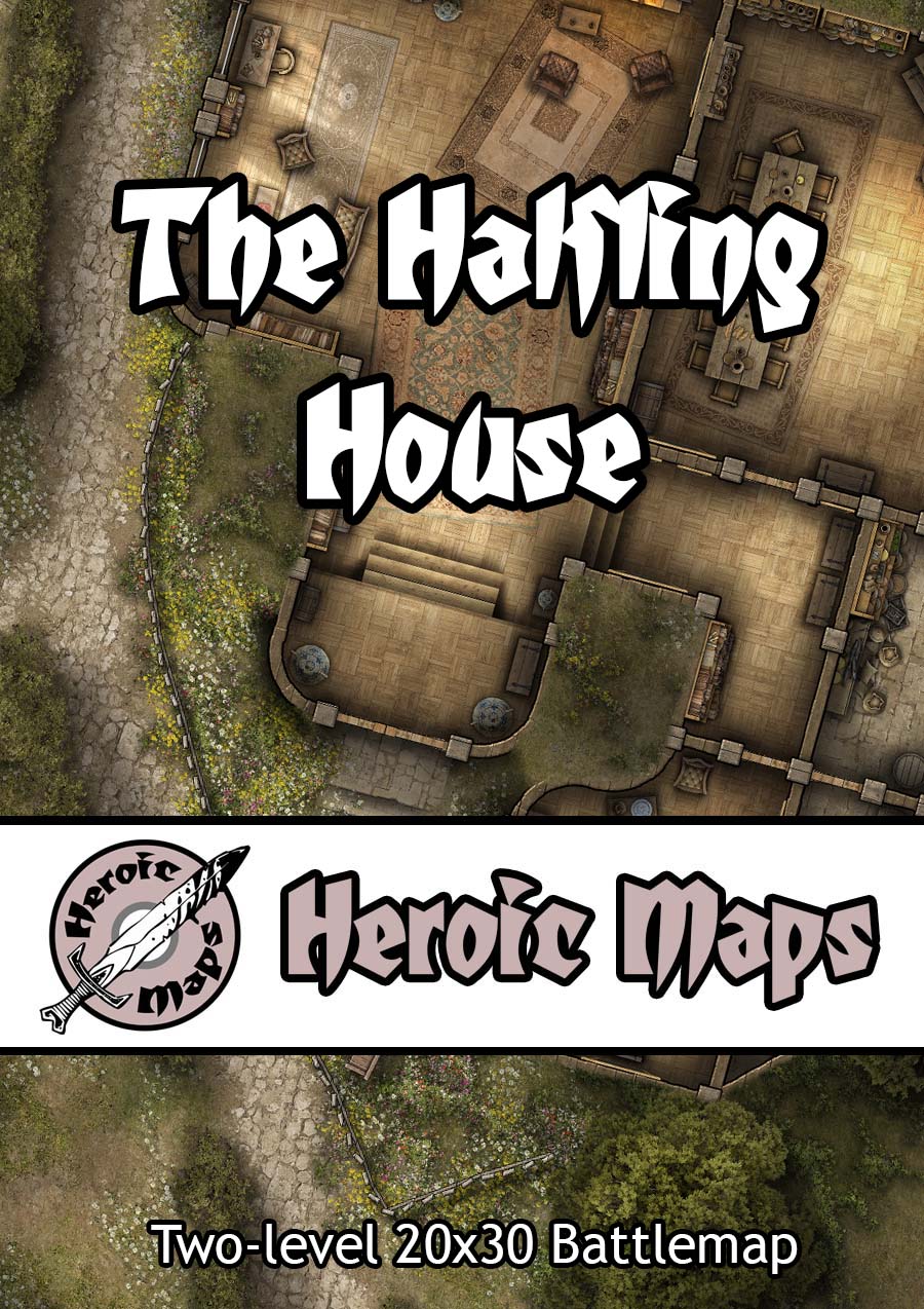 Heroic Maps – The Halfling House
