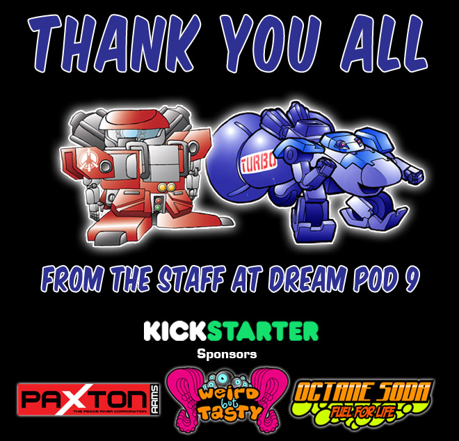 Another Successful Heavy Gear Blitz Kickstarter, Thank You All!