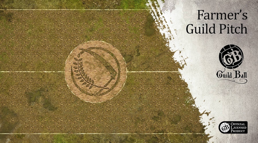 New game mat for Guild Ball Farmers team released by Deep-Cut Studio