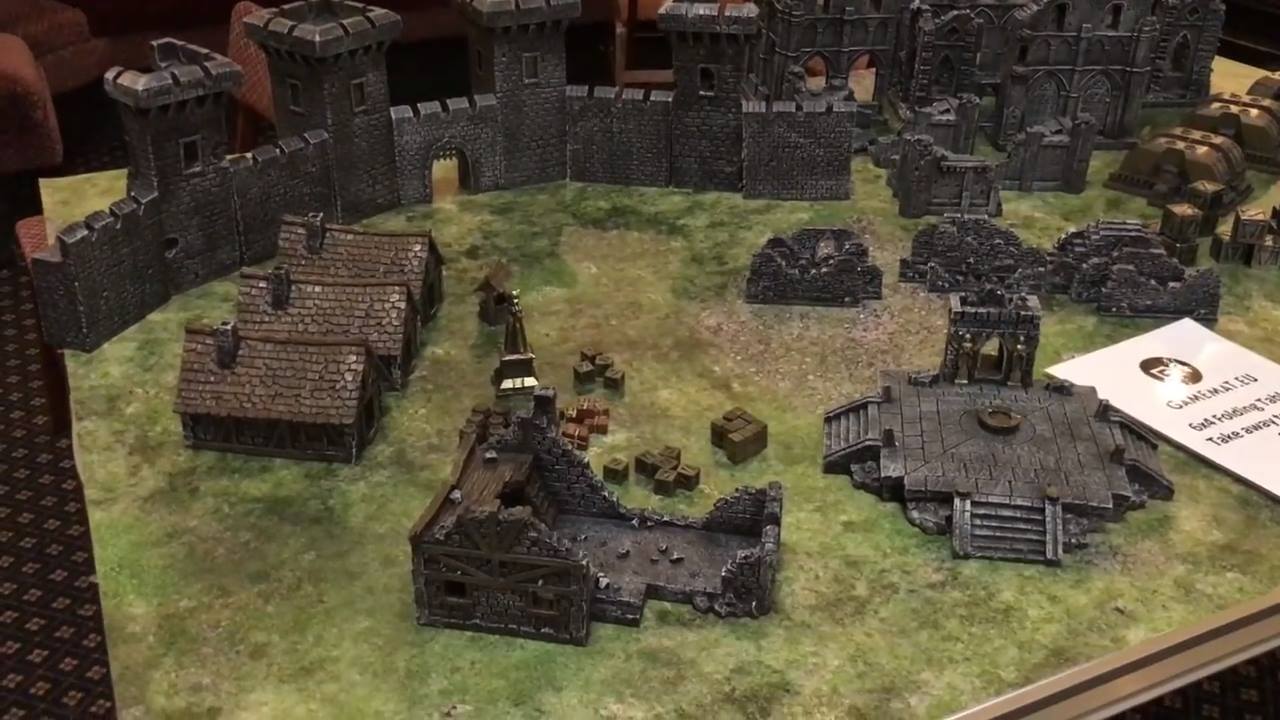 Review of Pre-Painted and Assembled terrain: GAMEMAT.EU
