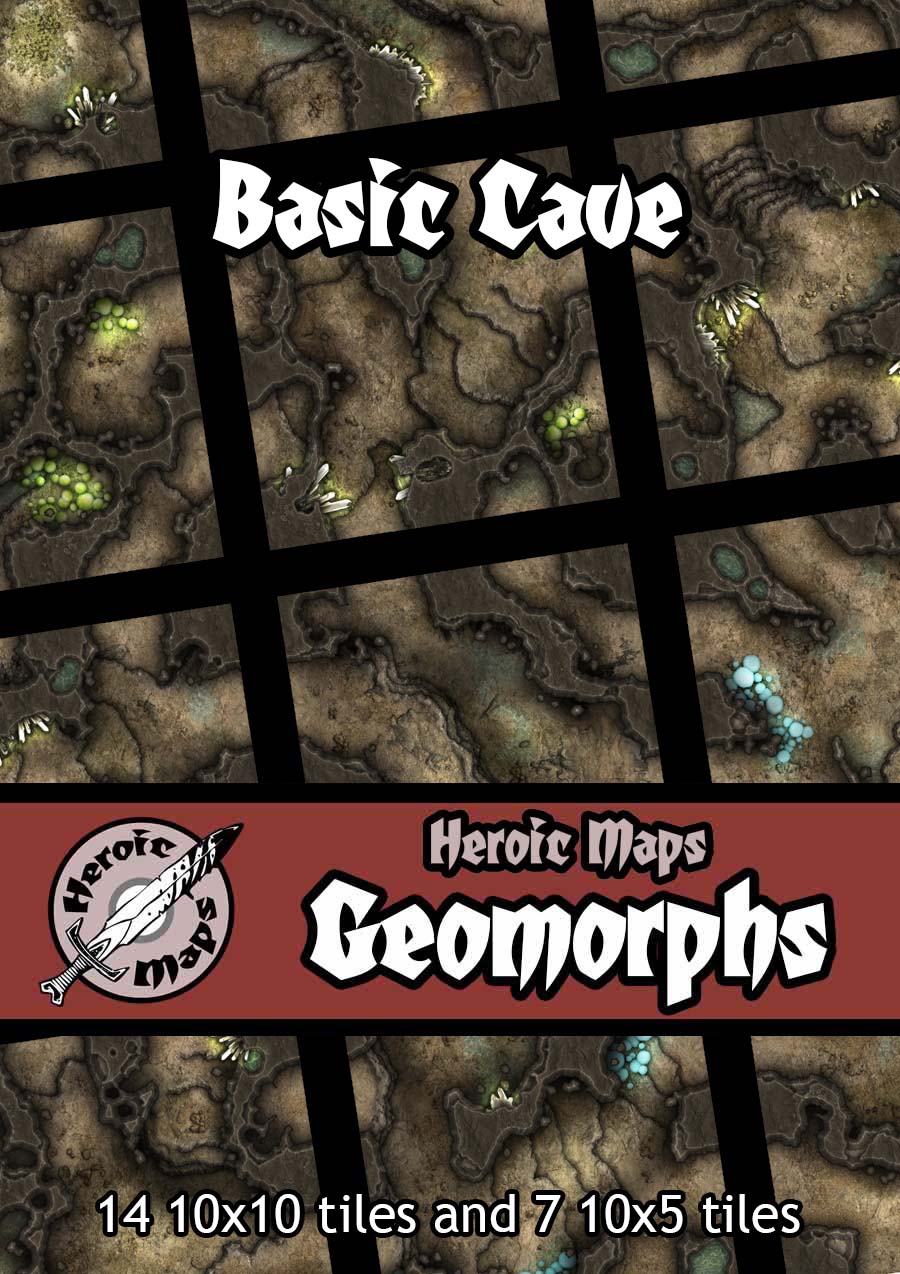 Heroic Maps – Basic Cave Geomorph