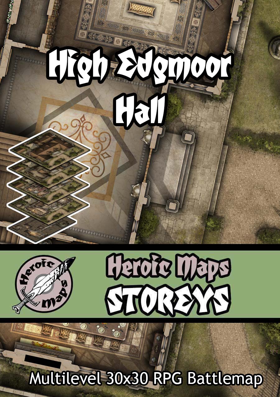 Heroic Maps – High Edgmoor Hall & Garden