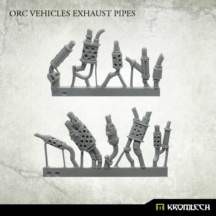 Orc Vehicles Exhaust Pipes from Kromlech