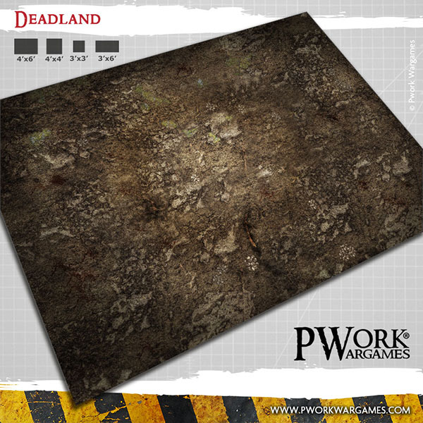 Deadland: Pwork Wargames fantasy gaming mat
