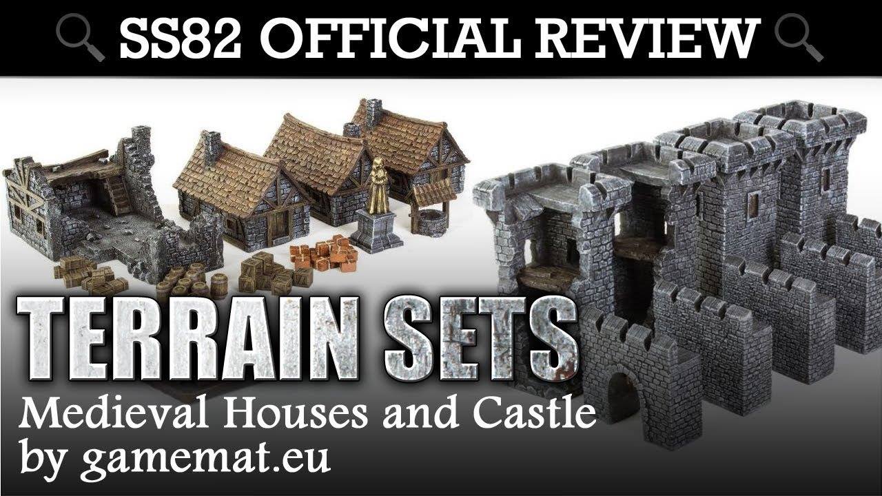Medieval Town pre-painted terrain review GAMEMAT.EU