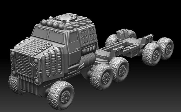 Goliath Land Train and other BIG Vehicles Kickstarter is now live!