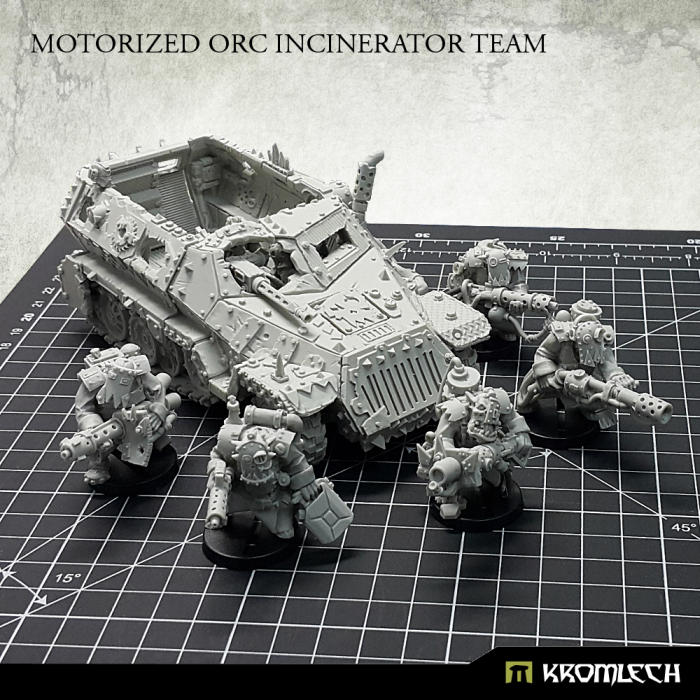 New Bundle from Kromlech ! Motorized Orc Incinerator Team