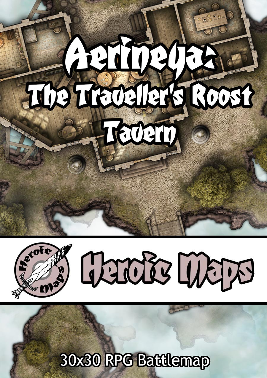Heroic Maps – Aerineya: The Traveller’s Roost Tavern