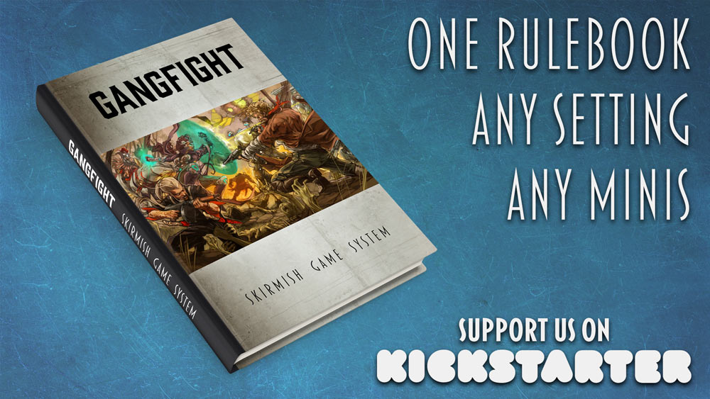 Gangfight Skirmish Game System Kickstarter Launched!