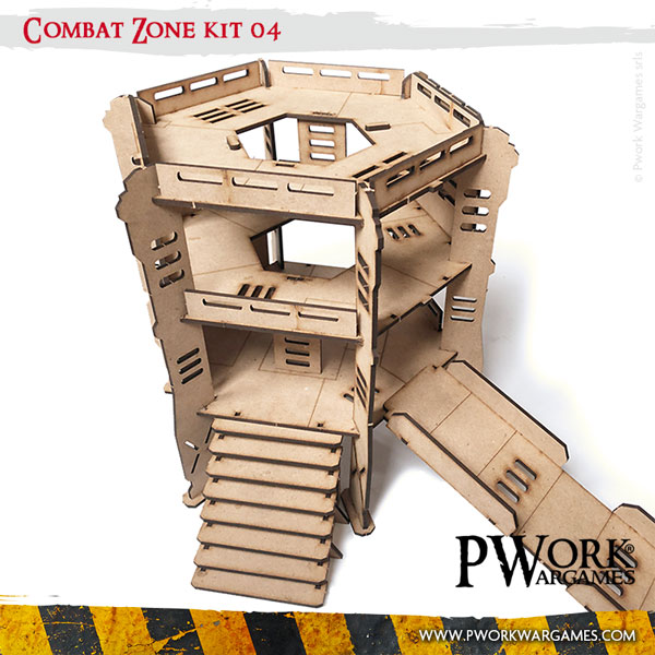 NEW RELEASE! MDF COMBAT ZONE SCENERY! PWORK MDF TERRAINS!