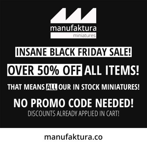 INSANE BLACK FRIDAY SALE! Over 50% OFF all items!