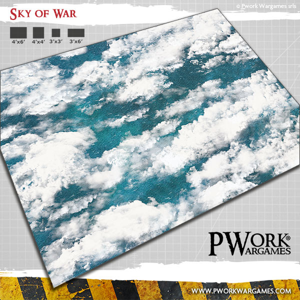 NEW RELEASE! Sky of War: Pwork Wargames historical game mat