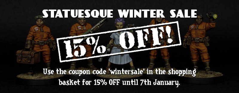 Statuesque Winter Sale – 15% OFF everything!