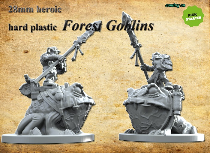 Hard plastic Goblins (Forest, Common and Sci-Fi)