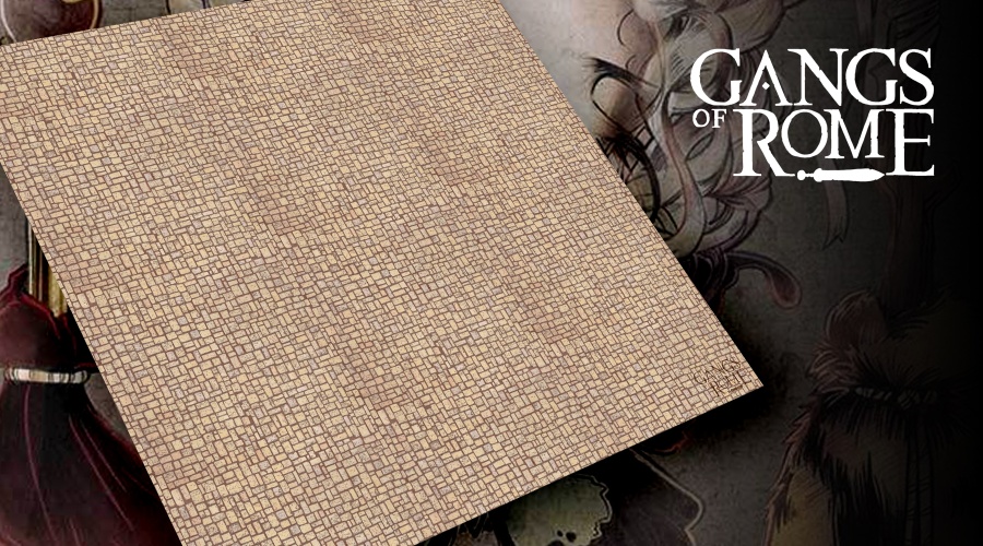 Official Gangs of Rome game mat sees the daylight at Deep-Cut Studio
