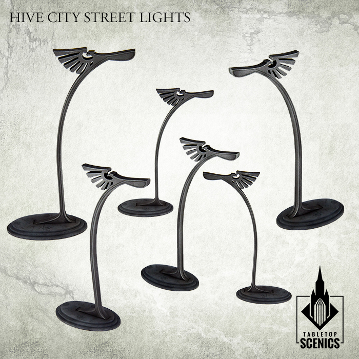 Hive City Street Lights for grimdark cities