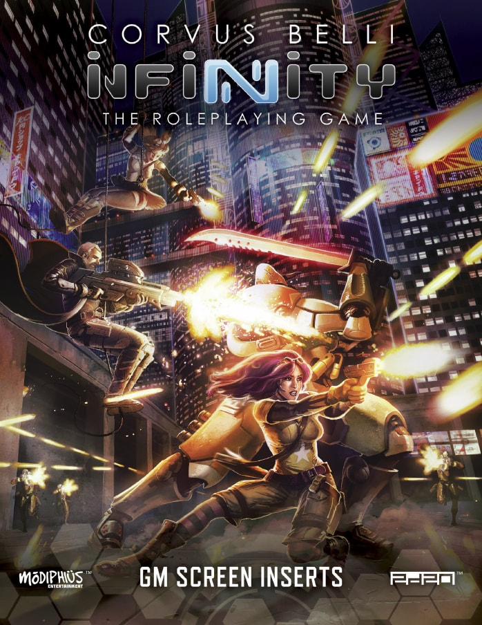 Infinity GM Screen + Code Infinity release in print