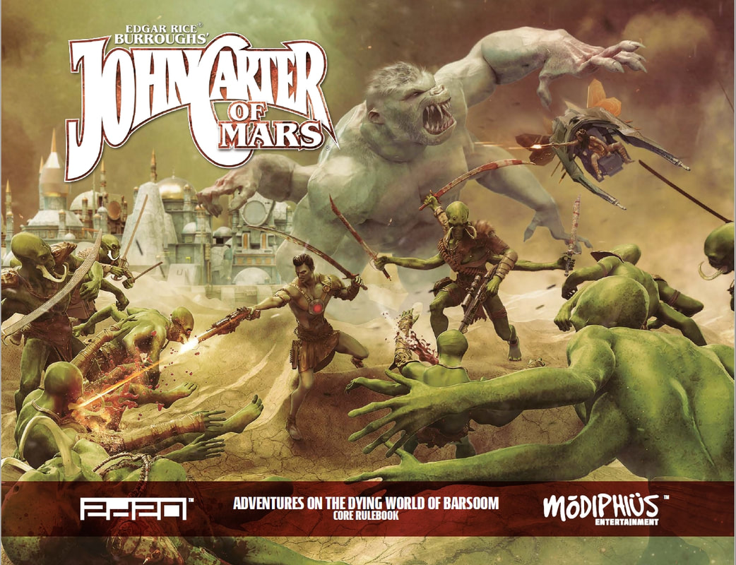 Modiphius announces array of new John Carter of Mars book and miniature releases