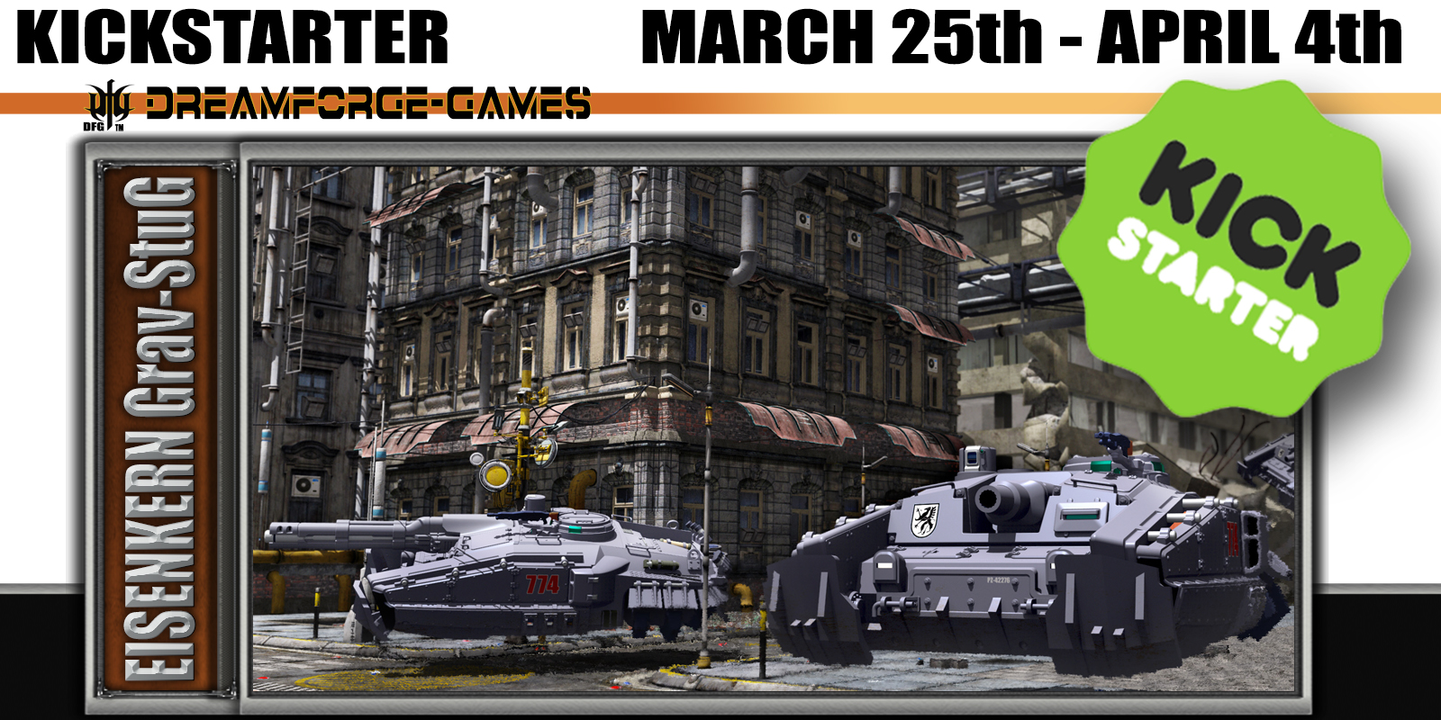 DreamForge-Games  ~Eisenkern Grav-StuG (A plastic model kit) March 25th!