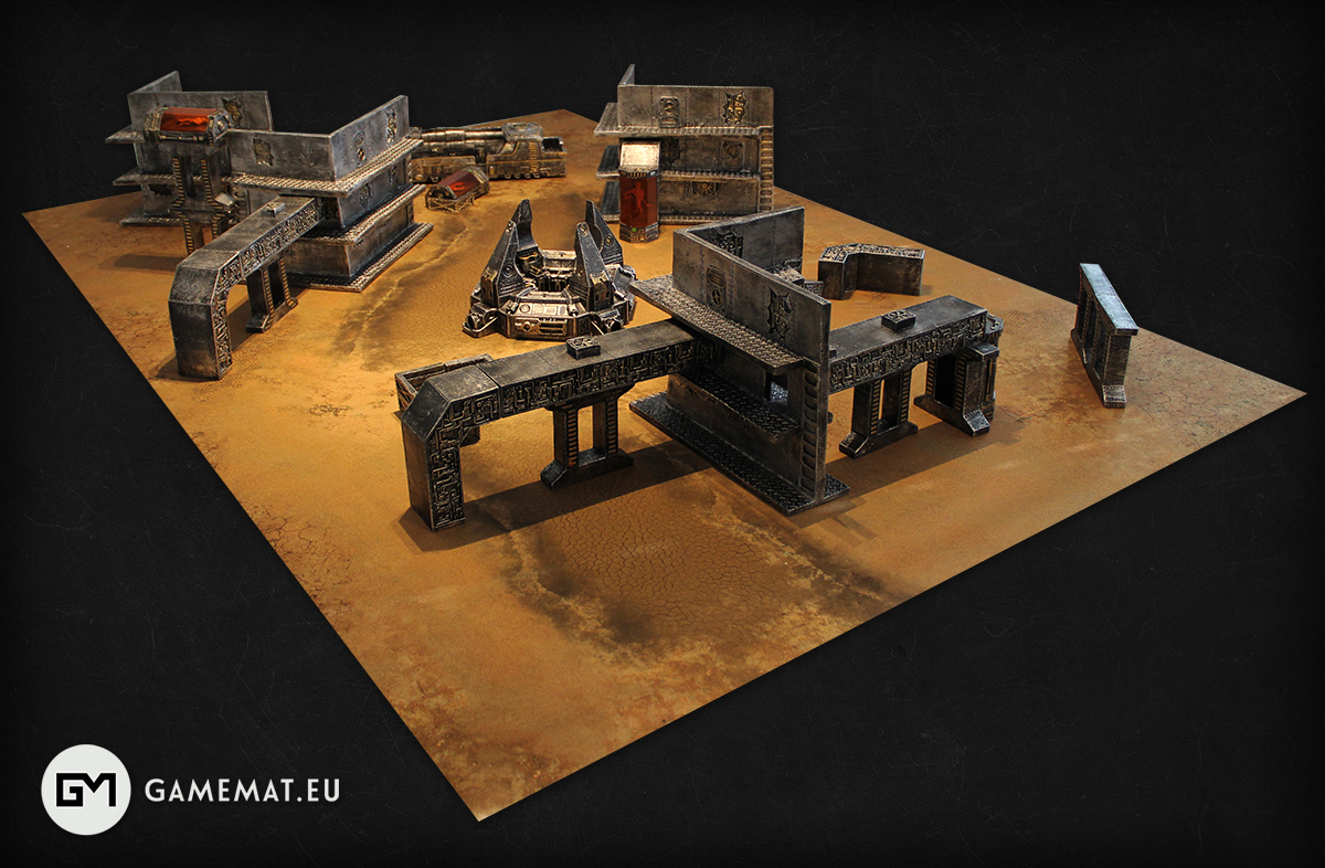 Gamemat.eu table setup of the month: Deserted Science Facility