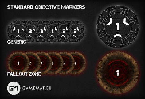 Gamemat.eu NEW OBJECTIVE MARKER PRE-ORDERS ARE UP!