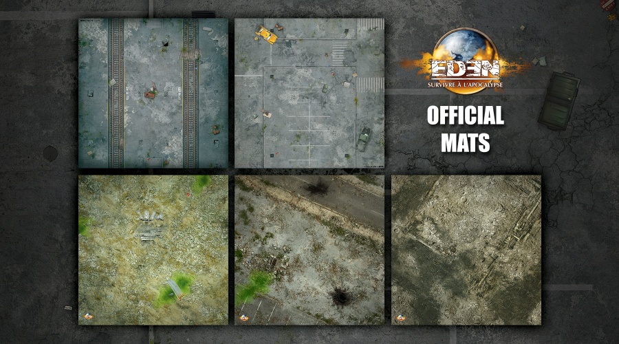 Deep-Cut Studio releases 5 new official game mats for Eden miniatures game
