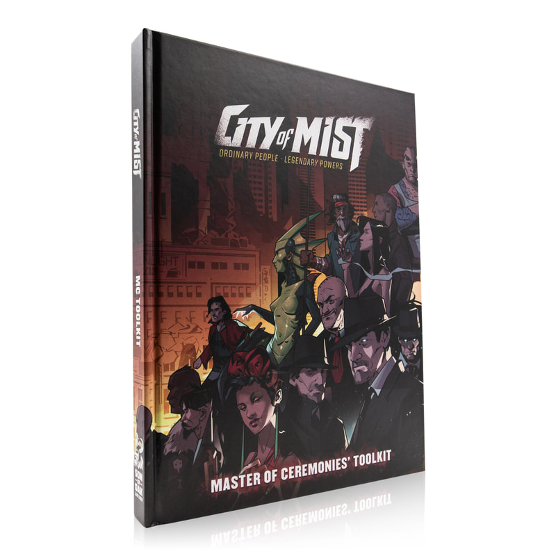 Acclaimed neo-noir RPG City of Mist now in print!