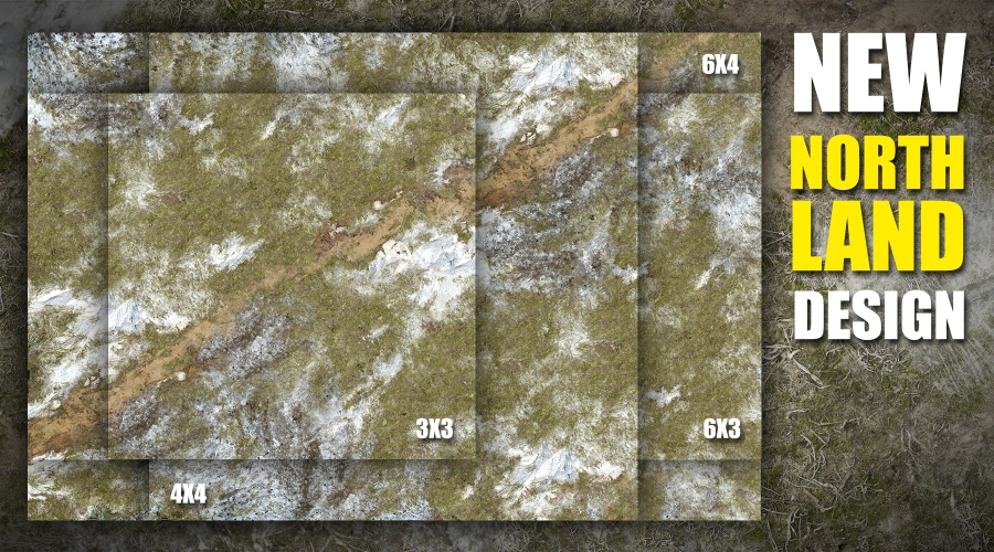 New winter themed game mat released from Deep-Cut Studio