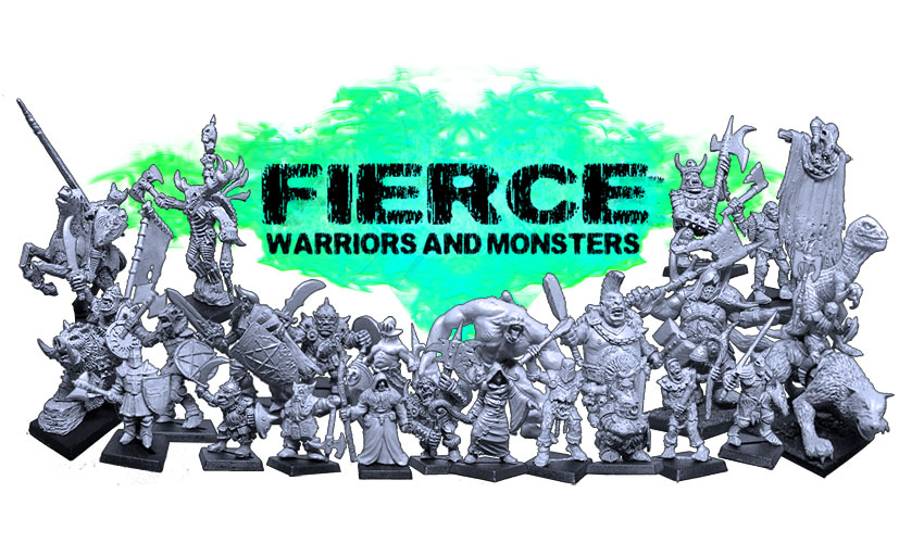 Pre-Order Now – Fierce Warriors & Monsters