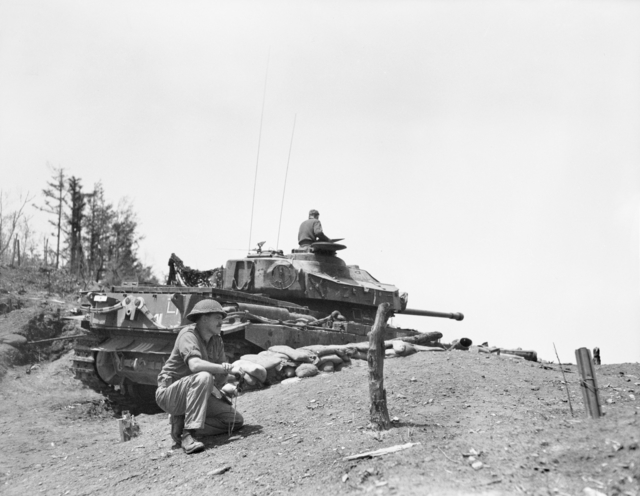 British Centurion Tank in Korea May 1953