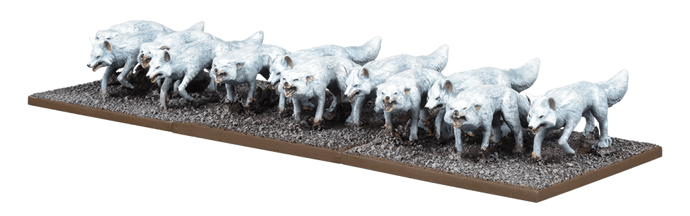 TUNDRA WOLVES TROOP MANTIC KINGS OF WAR 3RD EDITION 