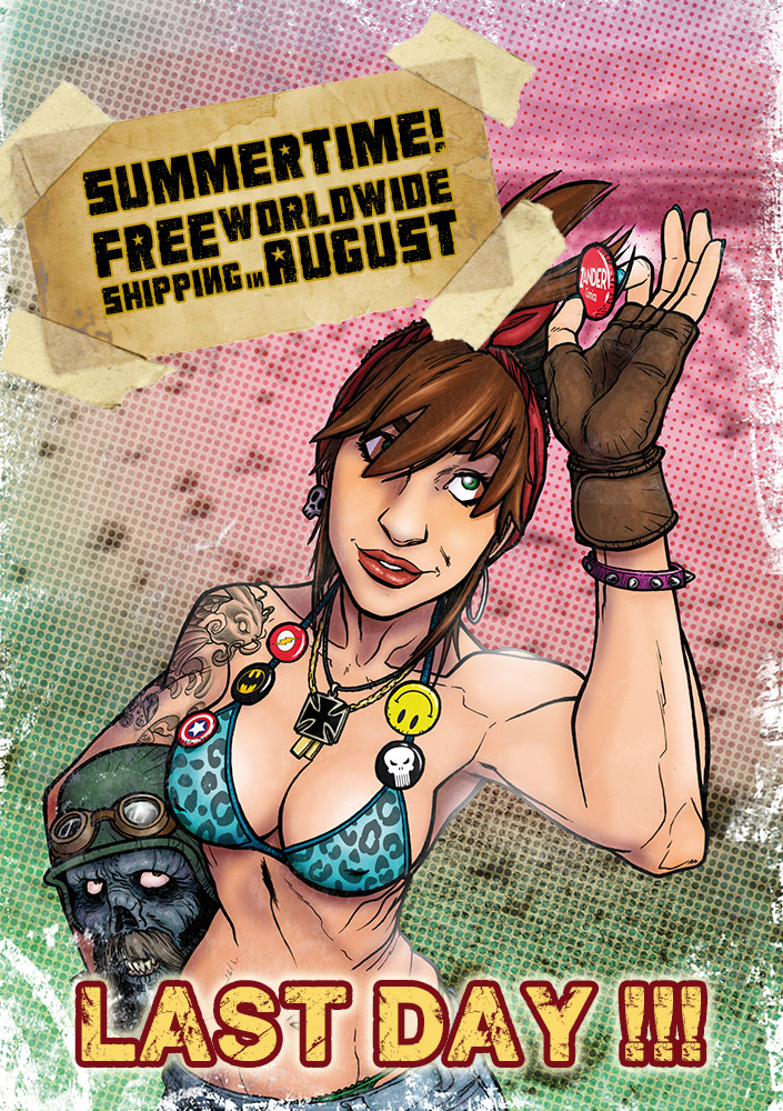 Punkapocalyptic. Last day of free shipping worldwide offer!!!