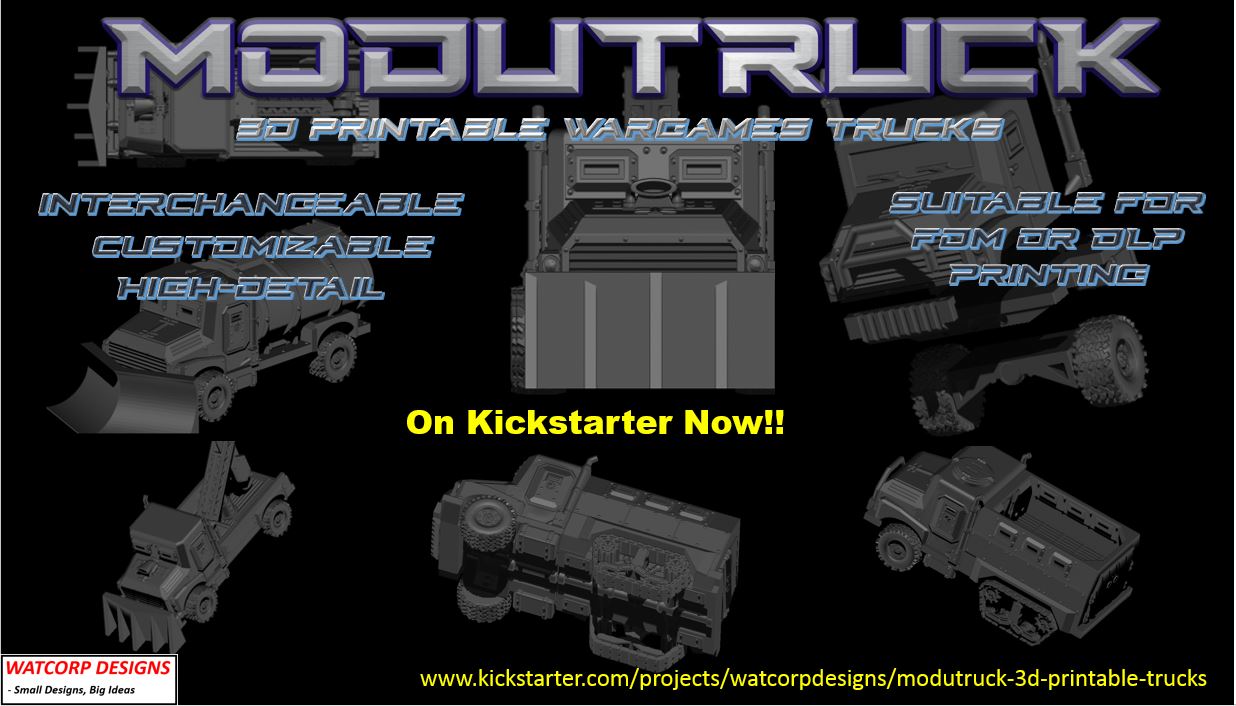 Modutruck – 3d Printable trucks