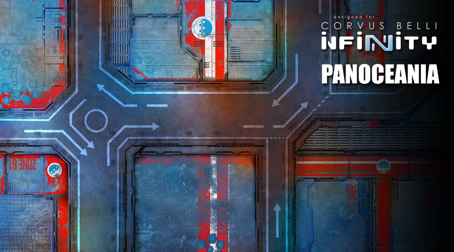 Deep-Cut Studio releases PanOceania official game mat for Infinity