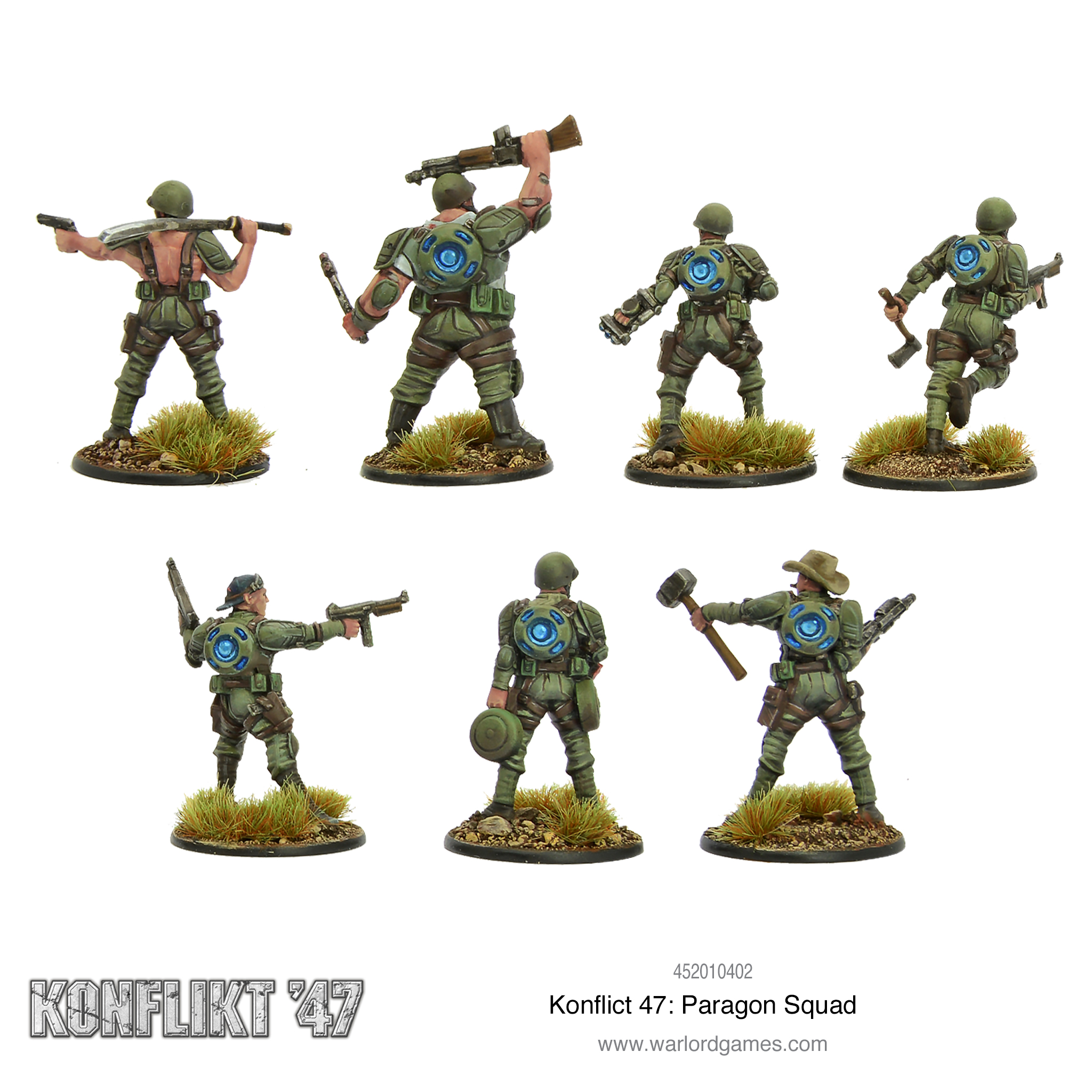 Konflikt' 47 Paragon Squad Rear View