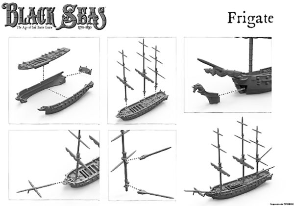 Black Seas Frigate A5 leaflet