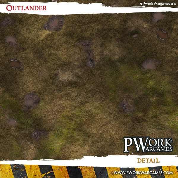 NEW RELEASE! Outlander: Pwork Wargames fantasy game mat