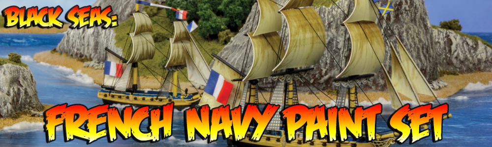 Black Seas: French Navy Paint Set