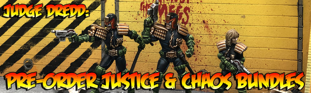 Judge Dredd: Pre-Order Justice & Chaos Bundles