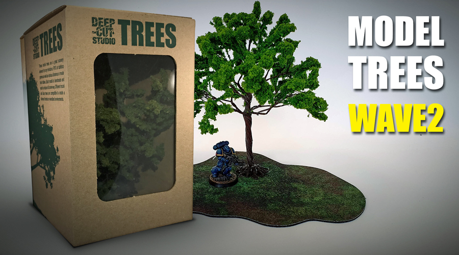 Deep-Cut Studio releases a new range of model trees for miniature games