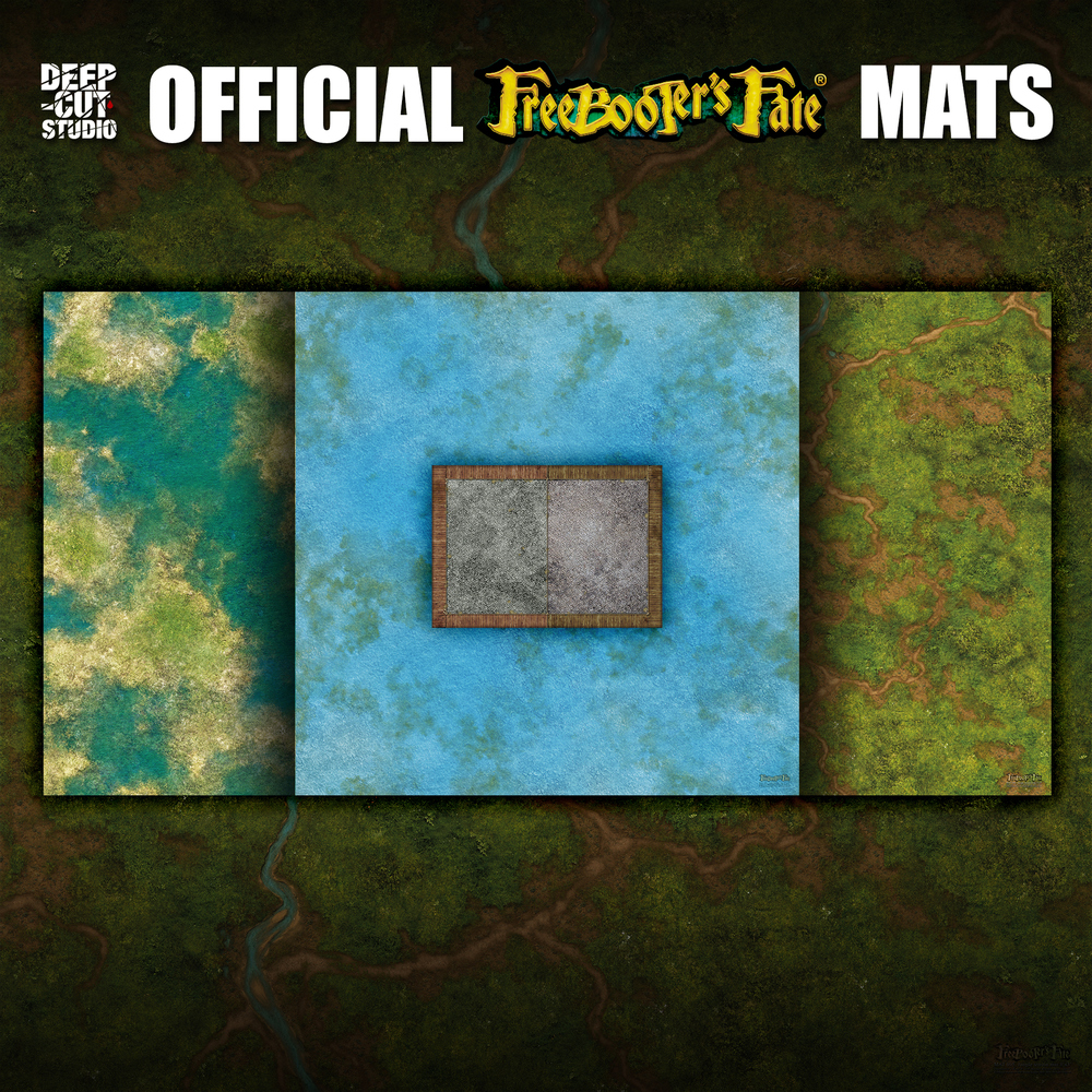 New official game mats for Freebooter’s Fate released by Deep-Cut Studio